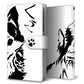 AQUOS wish3 A302SH Y!mobile 高画質仕上げ プリント手帳型ケース(通常型)動物の切り絵
