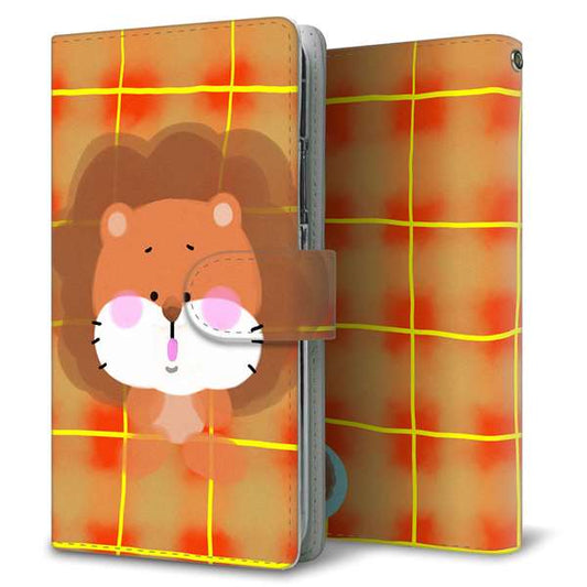 arrows Alpha M08 高画質仕上げ プリント手帳型ケース ( 通常型 )アニマルイラスト