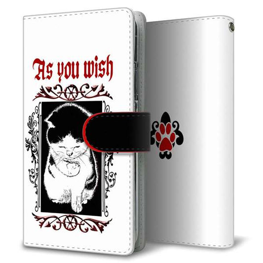 AQUOS sense10 SHG15 au 高画質仕上げ プリント手帳型ケース ( 通常型 )ミャウ