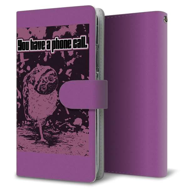 AQUOS wish5 SH-M32 高画質仕上げ プリント手帳型ケース ( 通常型 )アウル