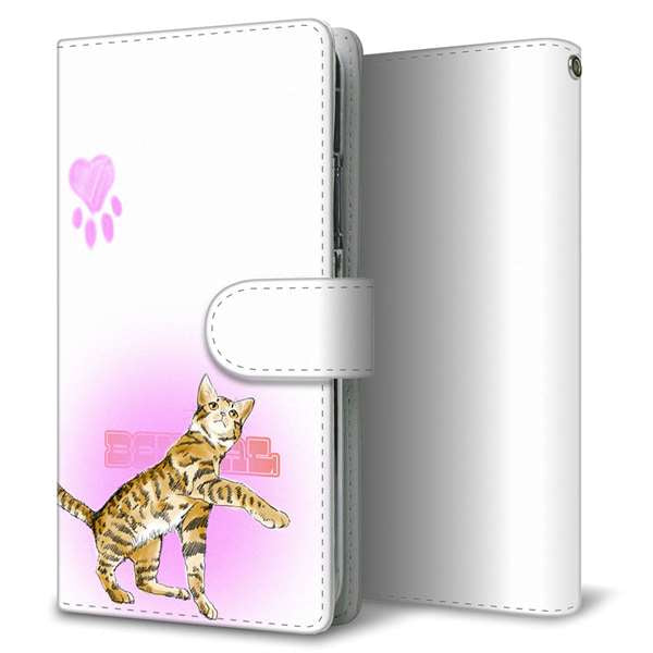 AQUOS sense9 SHG14 au 高画質仕上げ プリント手帳型ケース ( 通常型 )ベンガル