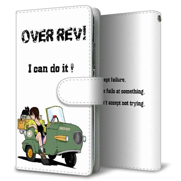 らくらくスマートフォン a A401FC  Y!mobile 高画質仕上げ プリント手帳型ケース ( 通常型 ) 【YG936 over rev!】