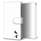 iPhone16 Plus 高画質仕上げ プリント手帳型ケース ( 通常型 )イニシャル ネコ