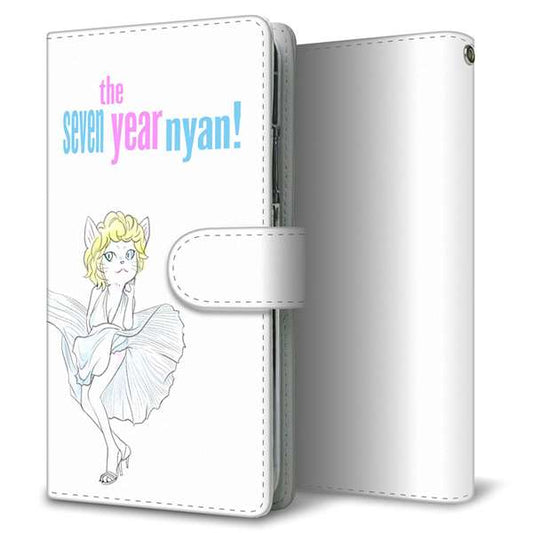 シンプルスマホ7 A404SH SoftBank 高画質仕上げ プリント手帳型ケース ( 通常型 )おしゃれにゃん