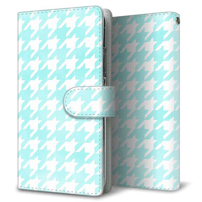 Xperia 10 VI A402SO SoftBank 高画質仕上げ プリント手帳型ケース ( 通常型 )千鳥格子