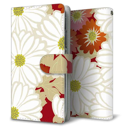 Galaxy A36 5G SC-54F docomo 高画質仕上げ プリント手帳型ケース ( 通常型 )和花柄