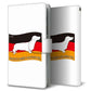 Xperia 5 V XQ-DE44 高画質仕上げ プリント手帳型ケース ( 通常型 )ドイツ国旗と犬