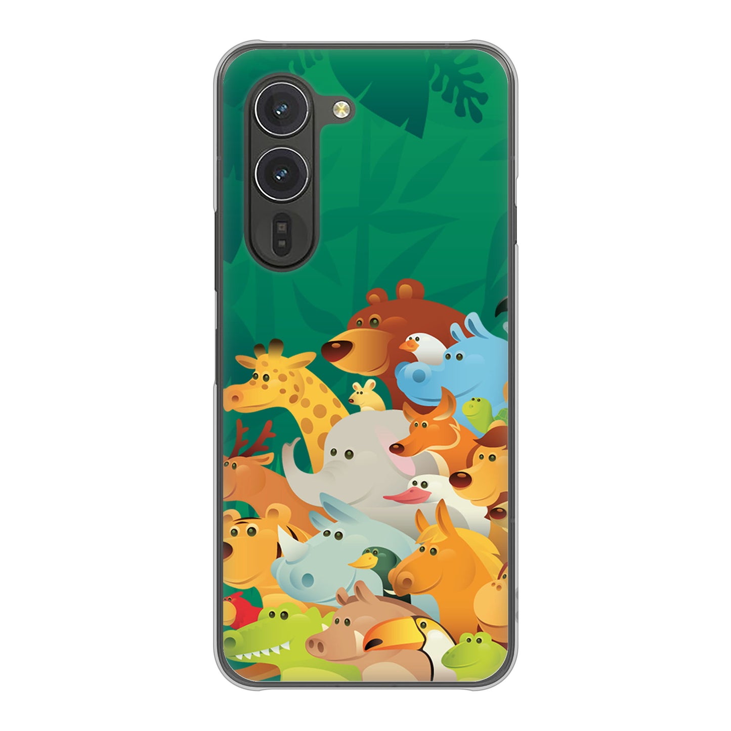 arrows Alpha M08 高画質仕上げ 背面印刷 ハードケース 【370 全員集合】