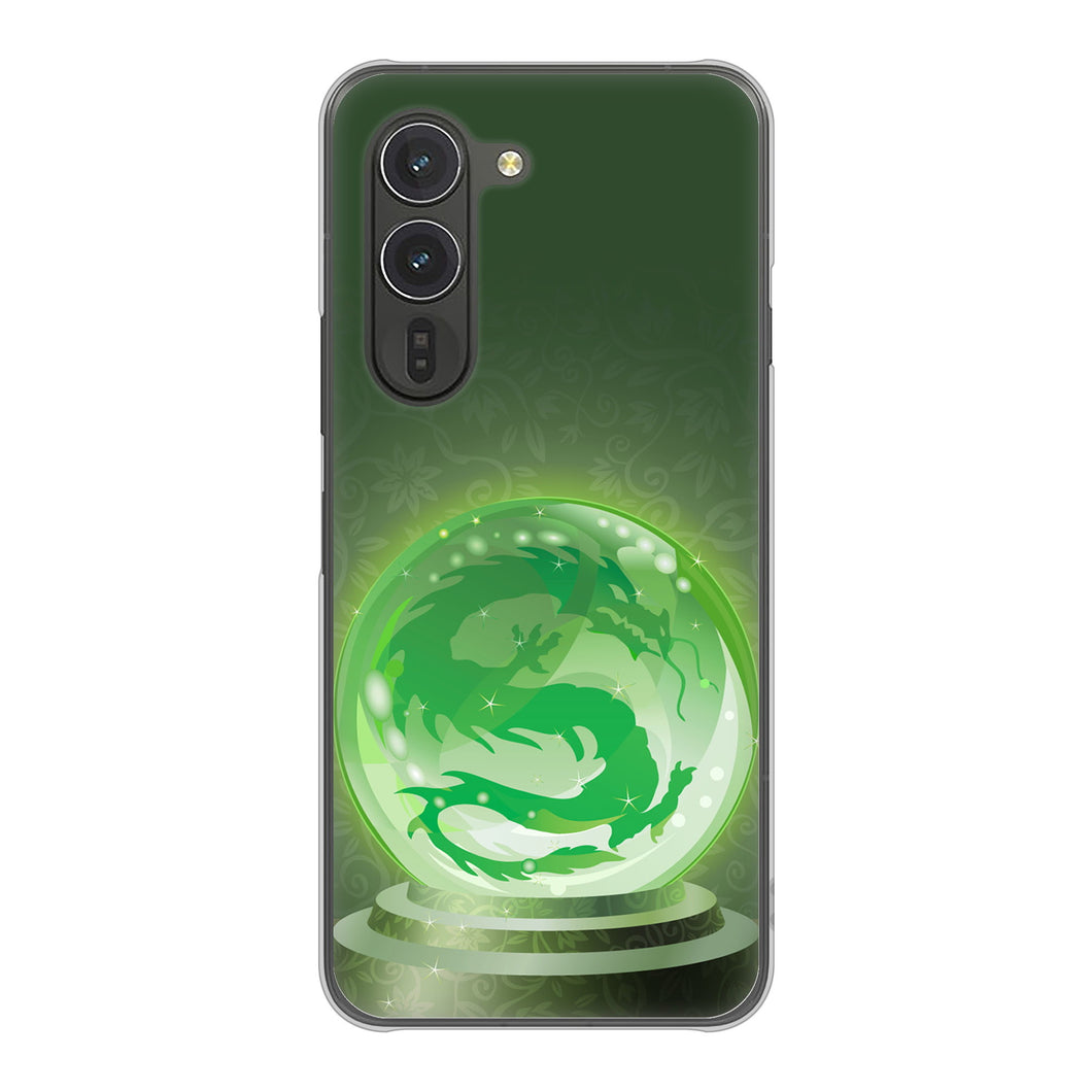 arrows Alpha M08 高画質仕上げ 背面印刷 ハードケース 【439 水晶に浮かぶ龍】