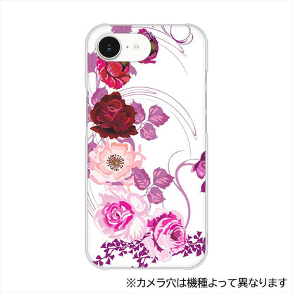 Xperia 10 VIII SO-52G docomo ロマンチックなバラ ハードケース 背面印刷