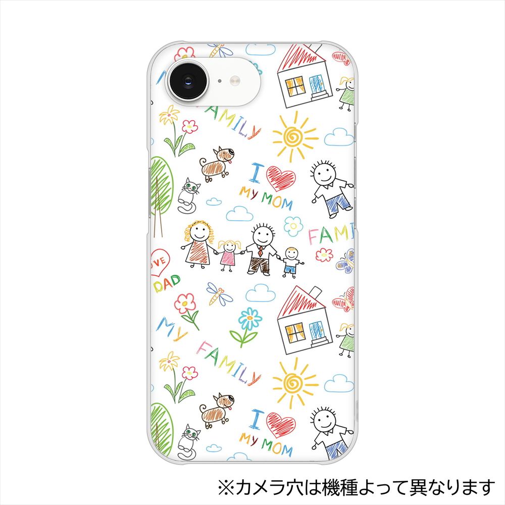 かんたんスマホ5 A601ZT Y!mobile カップル＆ファミリー ハードケース 背面印刷