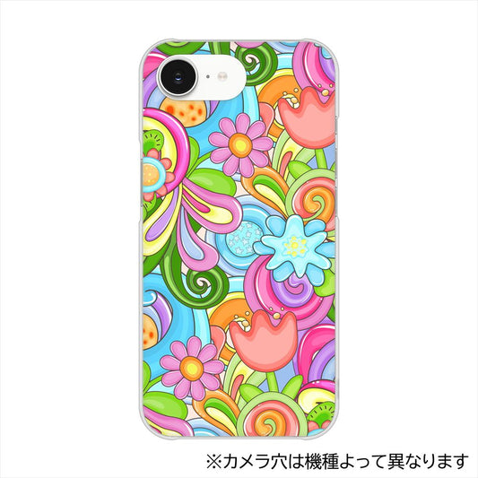 かんたんスマホ5 A601ZT Y!mobile 713 ミラクルフラワー ハードケース 背面印刷