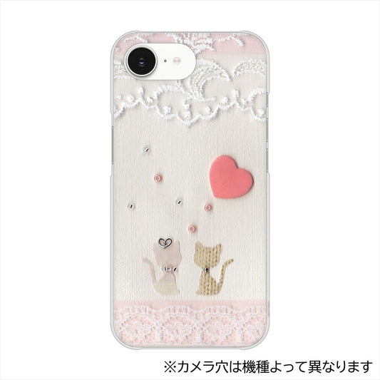 かんたんスマホ5 A601ZT Y!mobile クラフト写真ネコ ハードケース 背面印刷