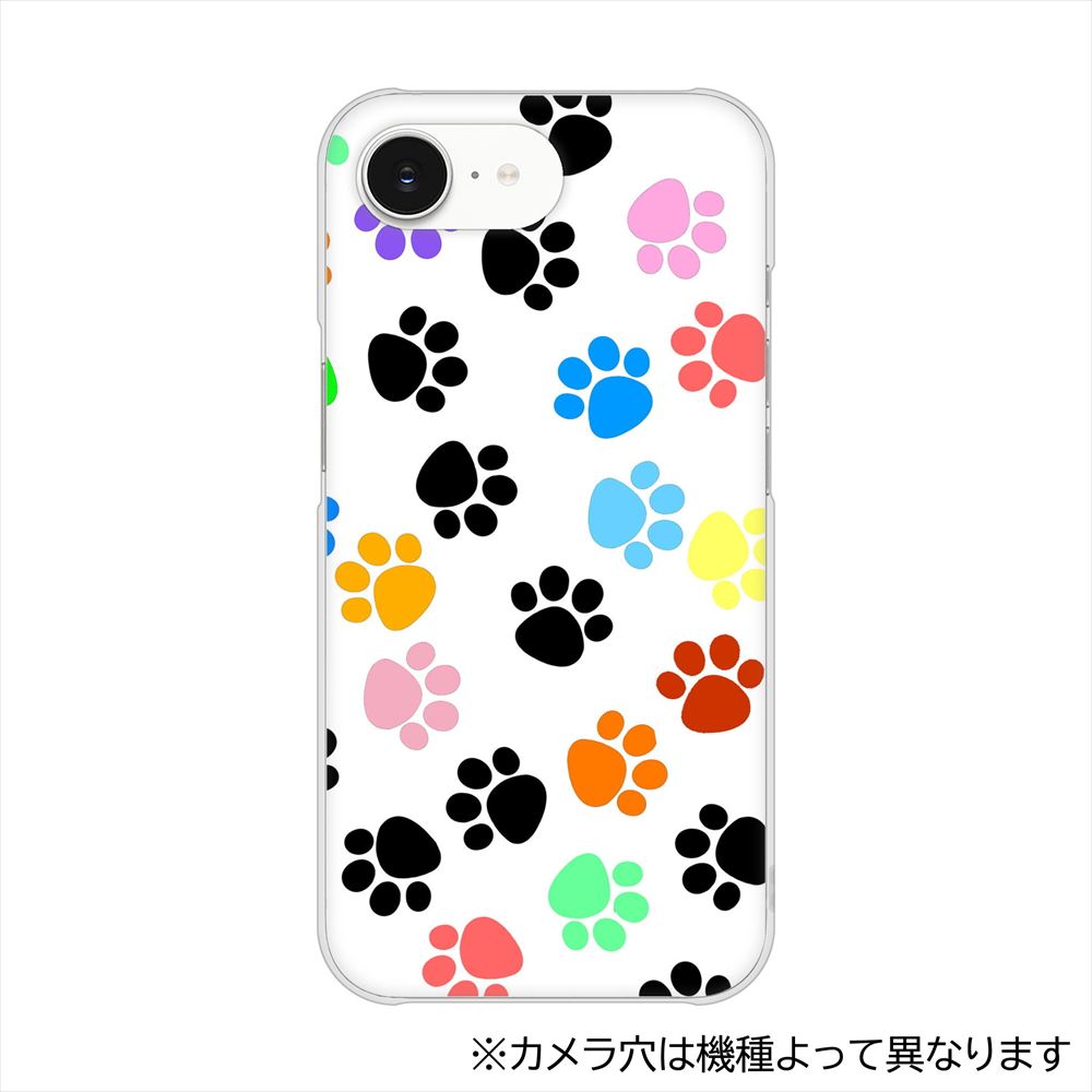 OPPO Reno15 A A601OP Y!mobile 1108 あしあとカラフル ハードケース 背面印刷