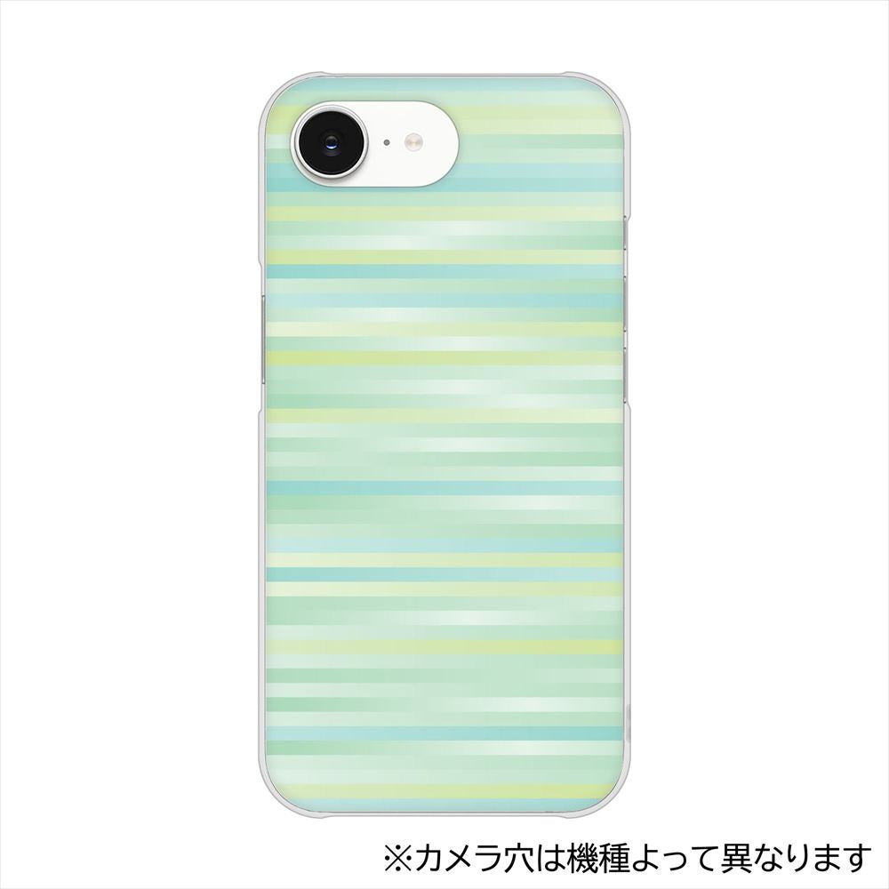 Xperia 10 VIII SOG18 au グラデーションボーダー ハードケース 背面印刷