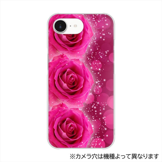 Xperia 10 VIII A602SO SoftBank VA815 3連のバラ ハードケース 背面印刷