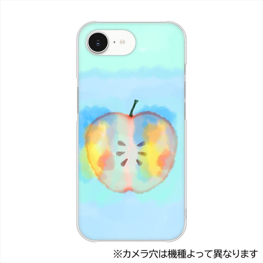 Xperia 10 VIII A602SO SoftBank YJ181 りんご 水彩181 ハードケース 背面印刷