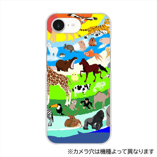 かんたんスマホ5 A601ZT Y!mobile YJ201 アニマルプラネット ハードケース 背面印刷