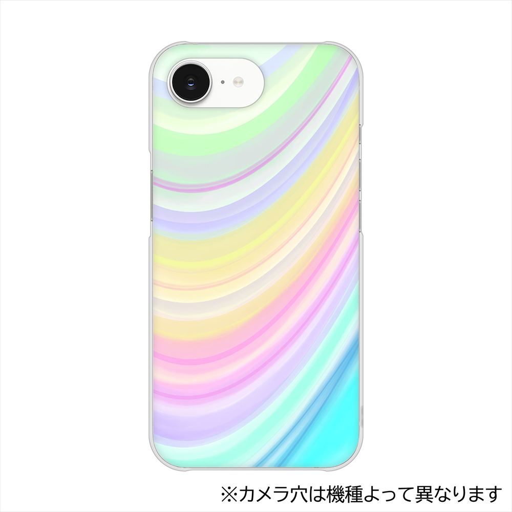 arrows Alpha2 F-51G docomo レインボー ハードケース 背面印刷