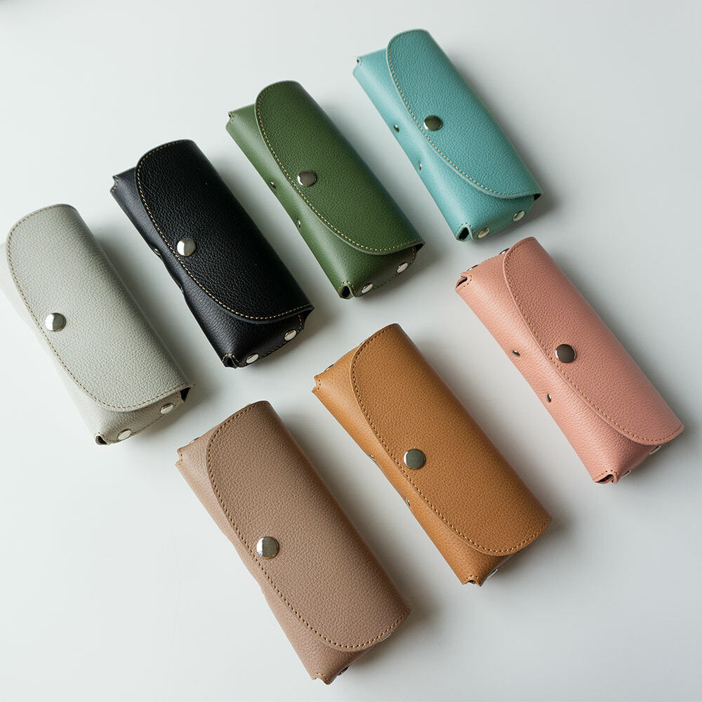 姫路レザー シュリンクレザー メガネケース