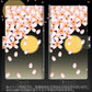 Xiaomi 14T XIG07 au 高画質仕上げ プリント手帳型ケース ( 薄型スリム ) 【136 満月と夜桜】