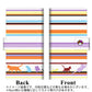 AQUOS wish3 A302SH Y!mobile 高画質仕上げ プリント手帳型ケース(薄型スリム) 【YA887 ストライプネコ01】