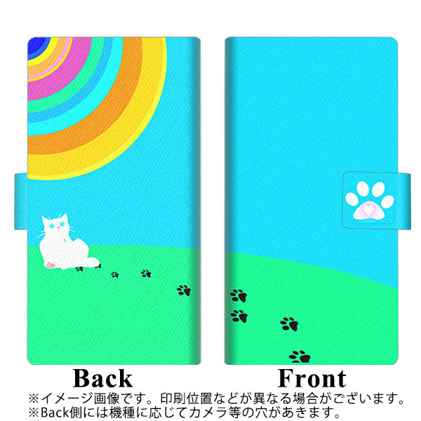 OPPO Reno7 A A201OP Y!mobile 高画質仕上げ プリント手帳型ケース ( 薄型スリム ) 【YA888 I LIKE CATS】