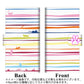 Galaxy S24 SCG25 au 高画質仕上げ プリント手帳型ケース ( 薄型スリム ) 【YA893 ストライプネコ02 L】