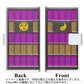 OPPO Reno10 Pro 5G A302OP SoftBank 高画質仕上げ プリント手帳型ケース ( 薄型スリム ) 【YB827 格子】