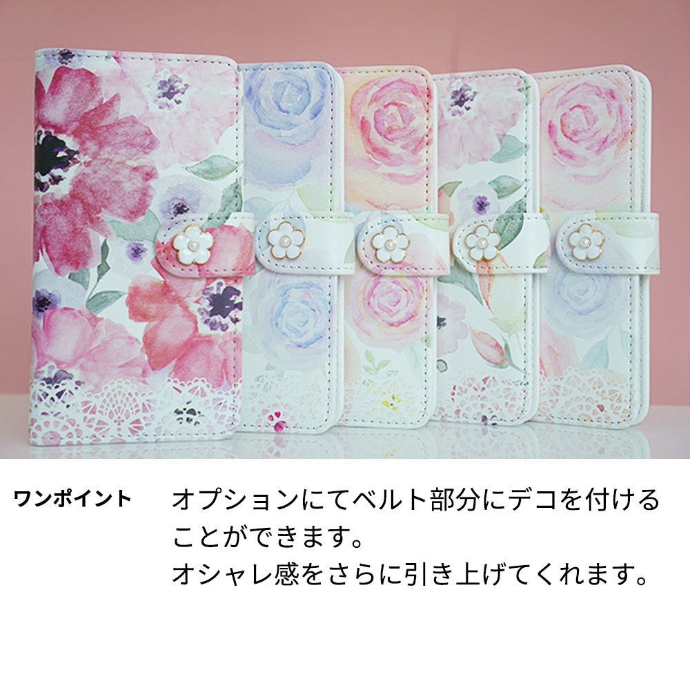 BASIO active3 KYG04 au 高画質仕上げ プリント手帳型ケース ( 通常型 )ドゥ・パフューム