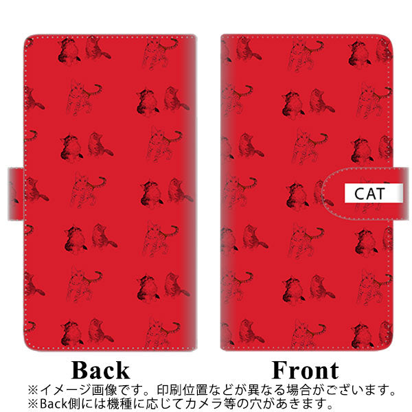 OPPO Reno13 A A501OP Y!mobile 高画質仕上げ プリント手帳型ケース ( 通常型 ) 【FD807 にゃんこ807】