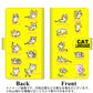 Xiaomi 14T XIG07 au 高画質仕上げ プリント手帳型ケース ( 通常型 ) 【YG937 cat language】