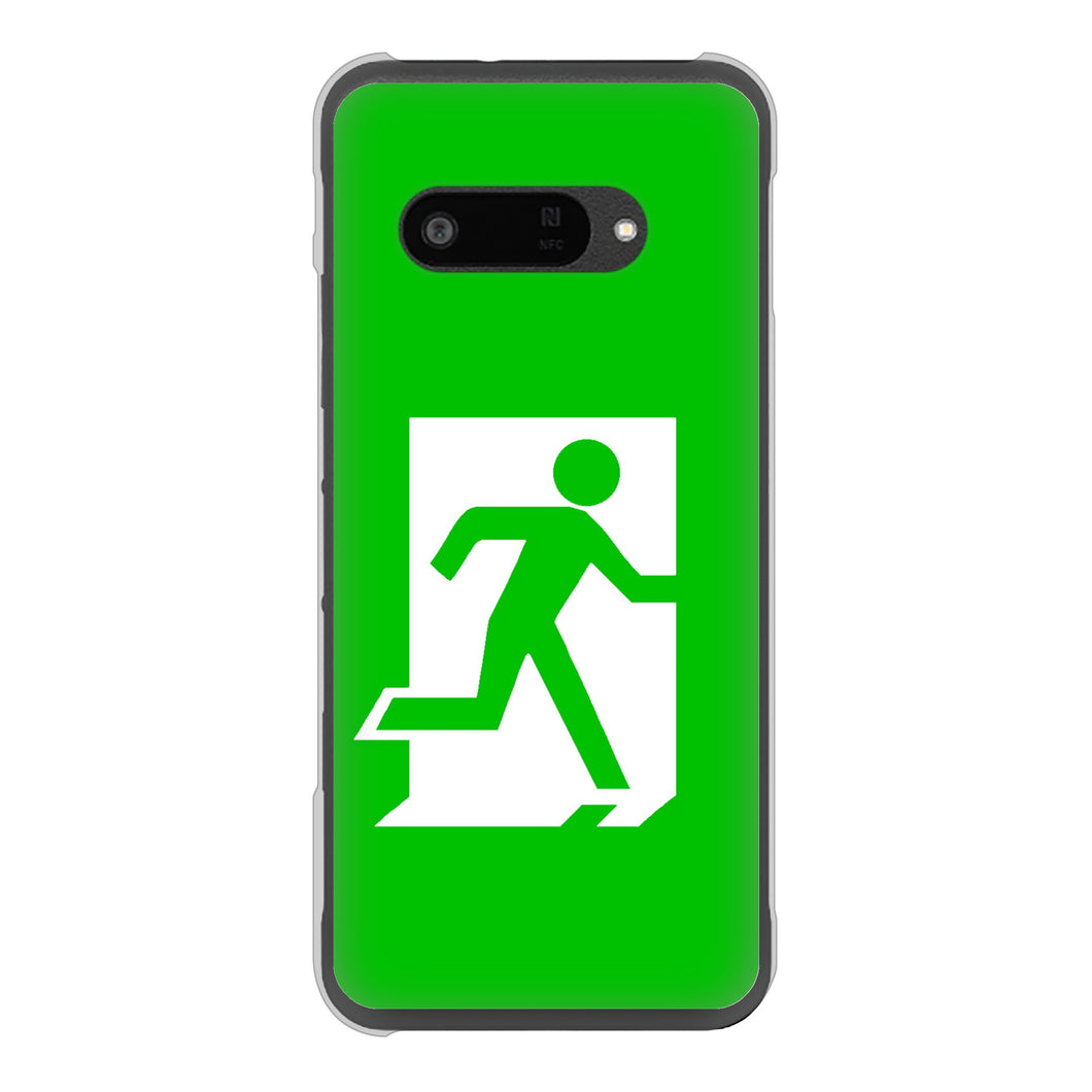 DIGNO SX4 高画質仕上げ 背面印刷 ハードケース 【163 非常口】