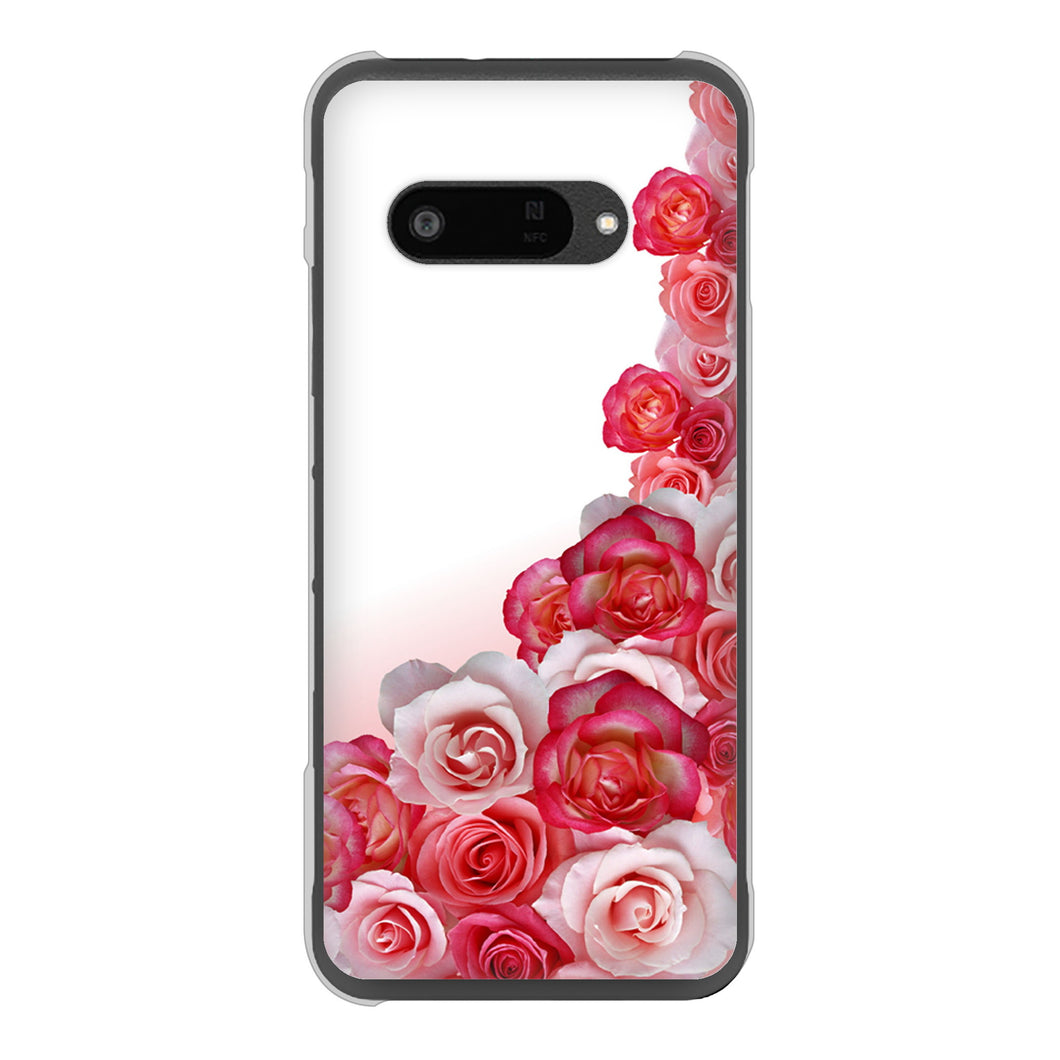 DIGNO SX4 高画質仕上げ 背面印刷 ハードケースロマンチックなバラ