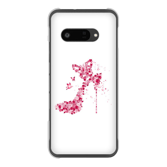 DIGNO SX4 高画質仕上げ 背面印刷 ハードケース 【387 薔薇のハイヒール】