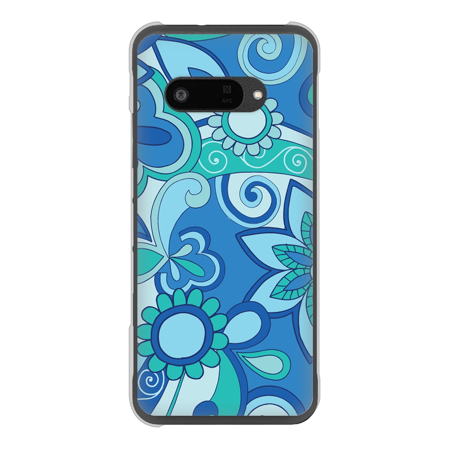 DIGNO SX4 高画質仕上げ 背面印刷 ハードケース 【409 ブルーミックス】