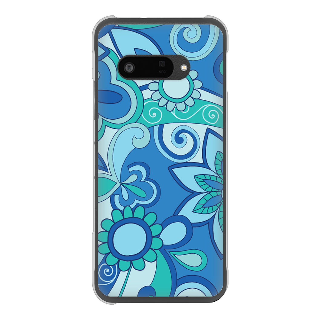 DIGNO SX4 高画質仕上げ 背面印刷 ハードケース 【409 ブルーミックス】