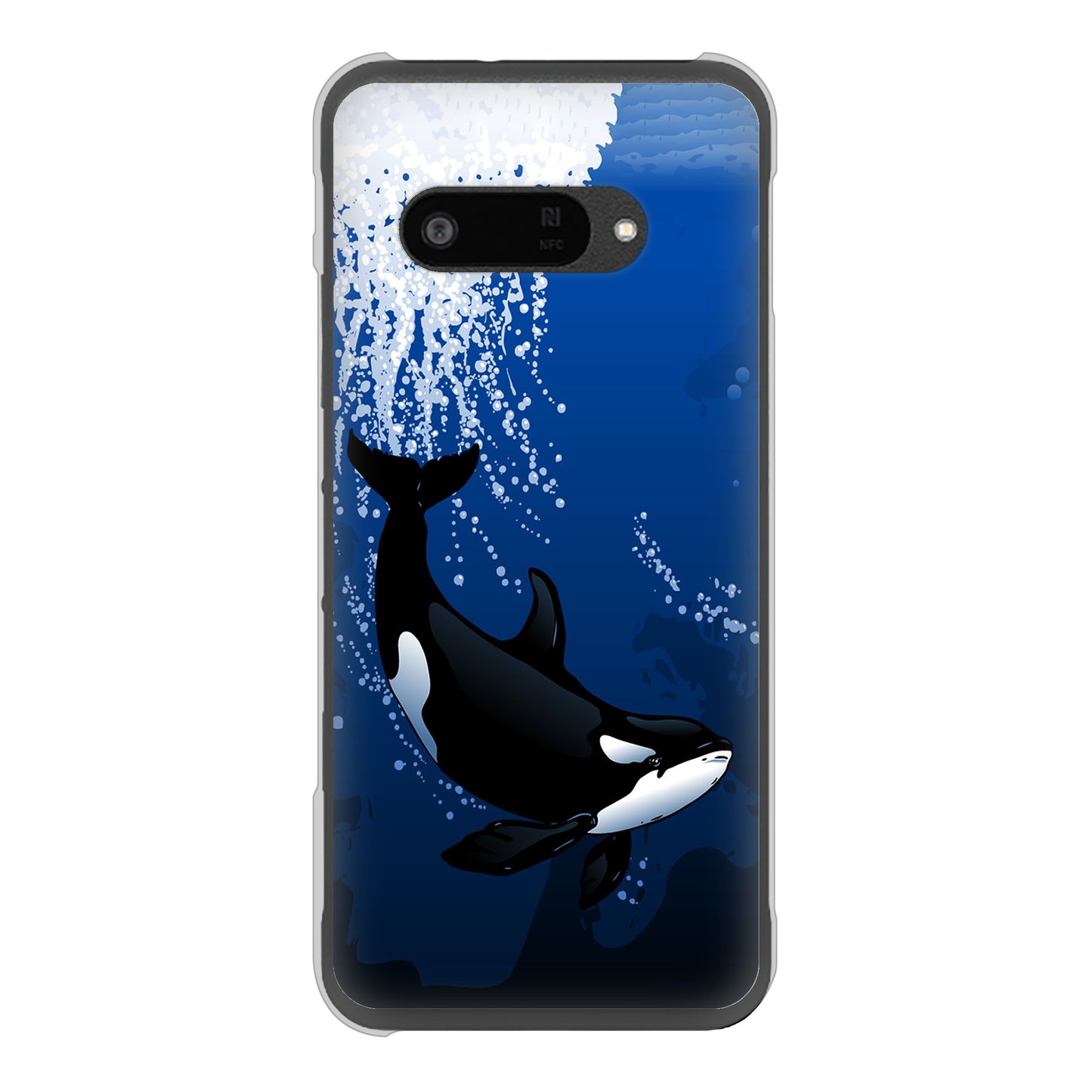 DIGNO SX4 高画質仕上げ 背面印刷 ハードケース海の守り神