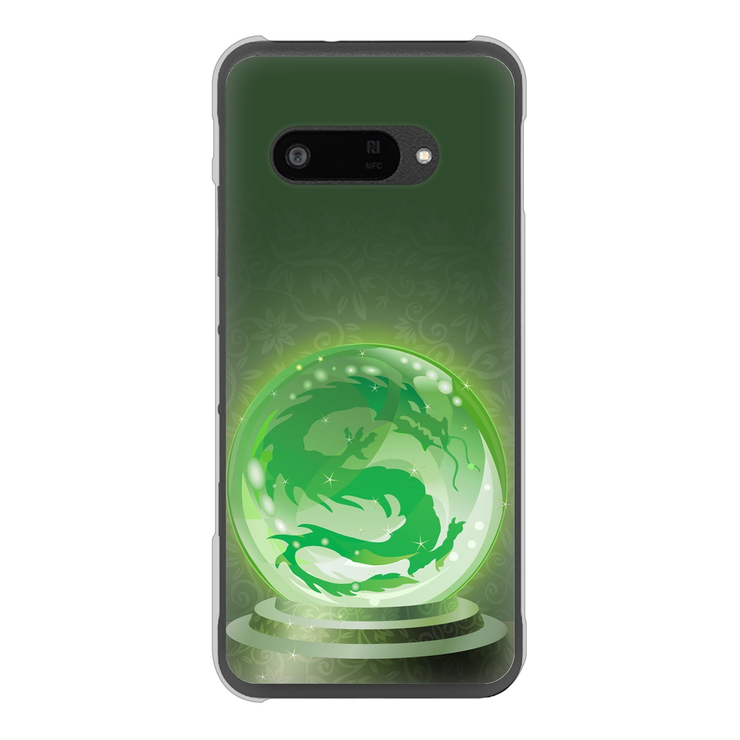 DIGNO SX4 高画質仕上げ 背面印刷 ハードケース 【439 水晶に浮かぶ龍】