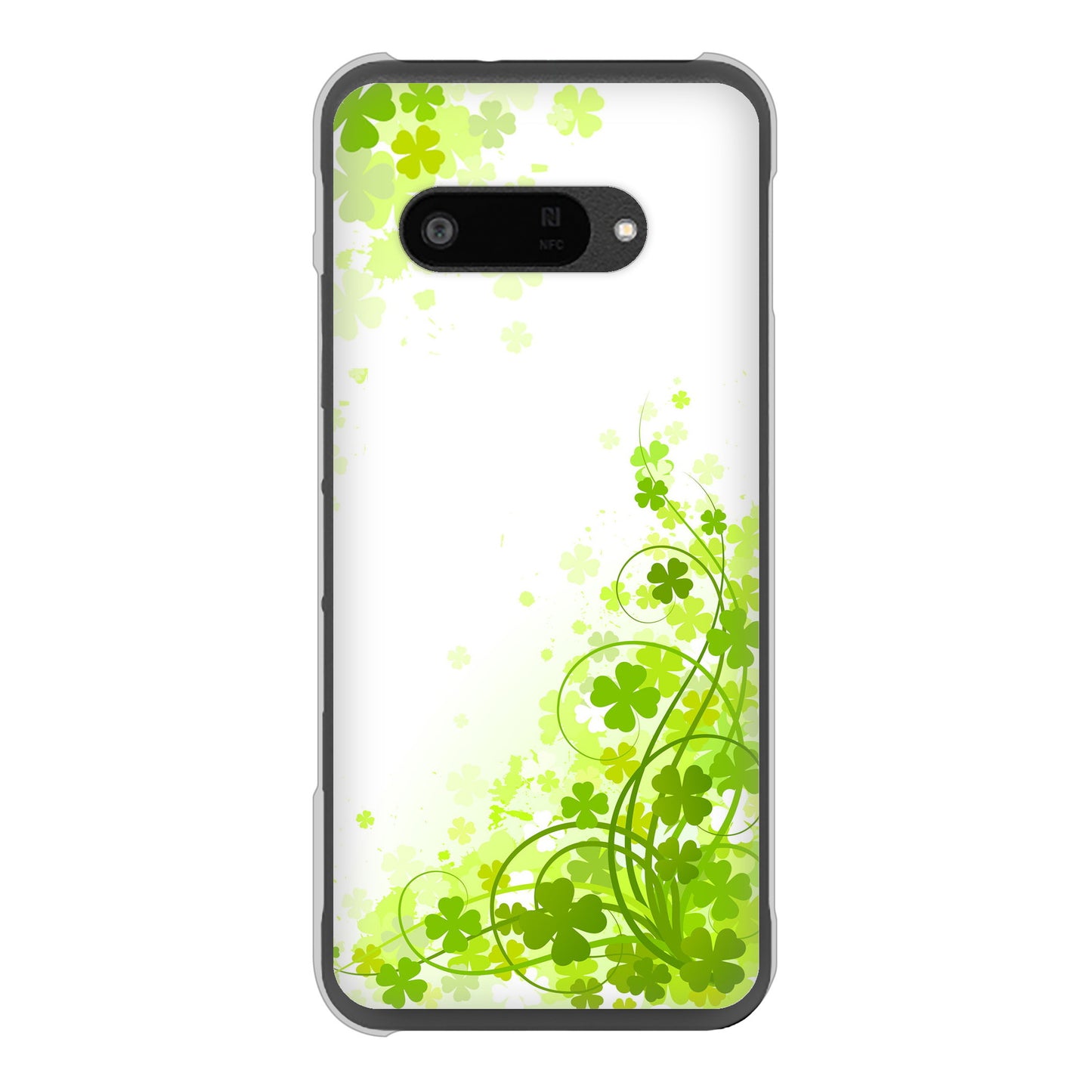 DIGNO SX4 高画質仕上げ 背面印刷 ハードケース 【565 四葉のクローバー】