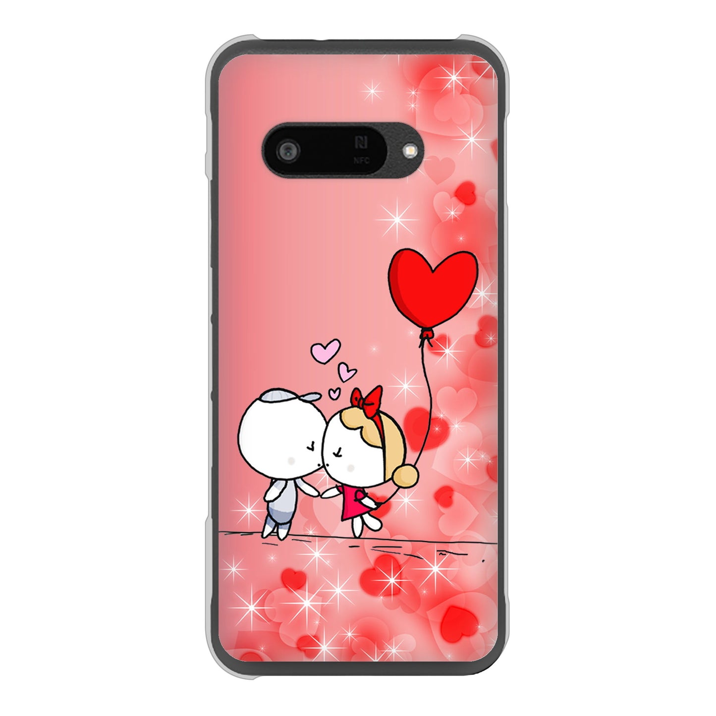 DIGNO SX4 高画質仕上げ 背面印刷 ハードケースカップル