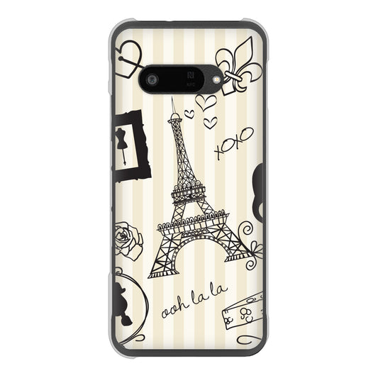 DIGNO SX4 高画質仕上げ 背面印刷 ハードケースLOVE フランス