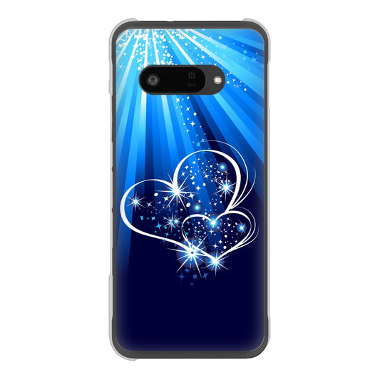 DIGNO SX4 高画質仕上げ 背面印刷 ハードケースきらめきハート