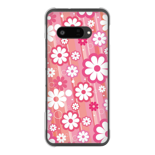 DIGNO SX4 高画質仕上げ 背面印刷 ハードケース 【751 マーガレット（ピンク系）】