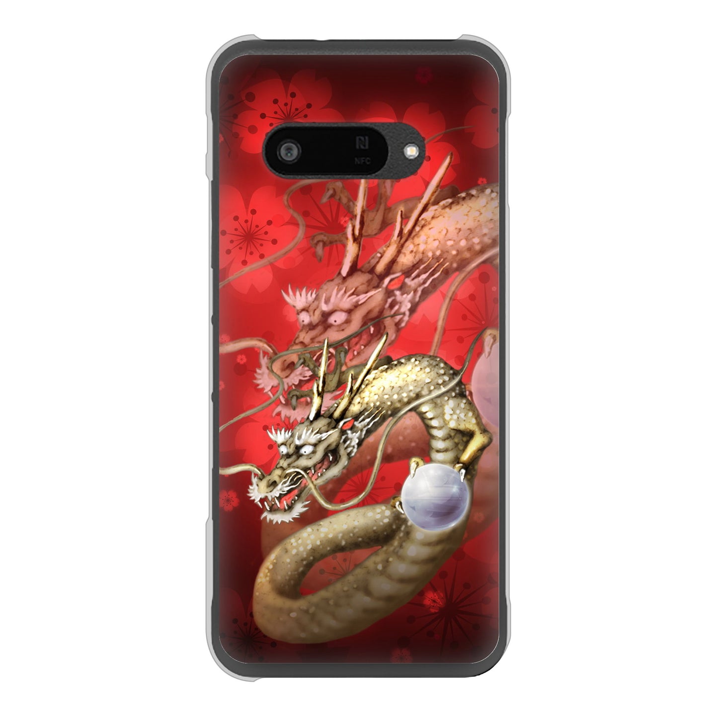 DIGNO SX4 高画質仕上げ 背面印刷 ハードケース龍