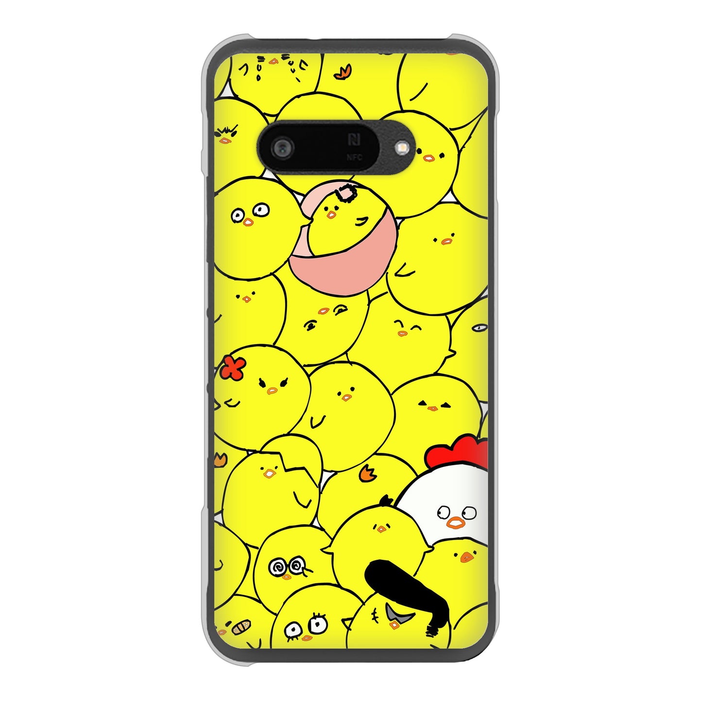 DIGNO SX4 高画質仕上げ 背面印刷 ハードケース 【1031 ピヨピヨ】