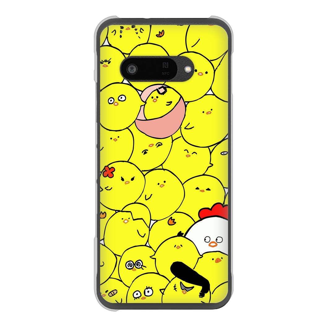 DIGNO SX4 高画質仕上げ 背面印刷 ハードケース 【1031 ピヨピヨ】