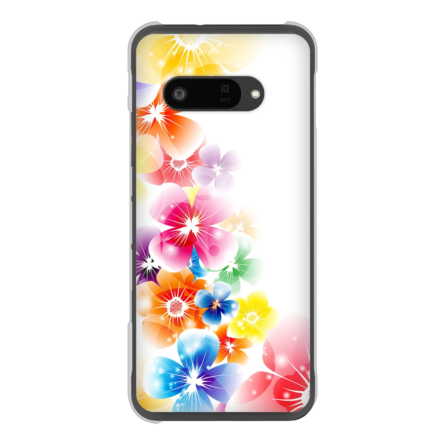 DIGNO SX4 高画質仕上げ 背面印刷 ハードケース 【1209 光と花】