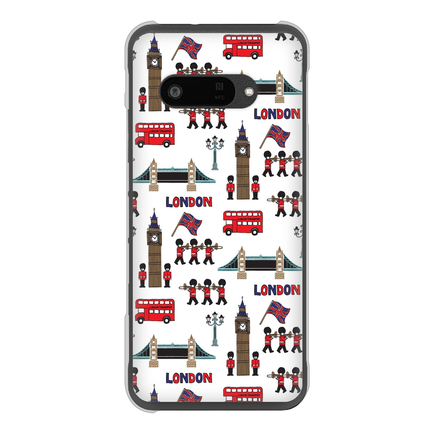 DIGNO SX4 高画質仕上げ 背面印刷 ハードケース 【EK811 ロンドンの街】