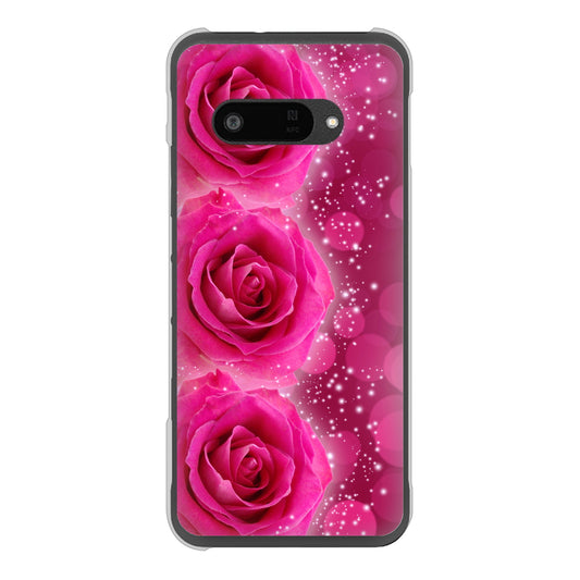 DIGNO SX4 高画質仕上げ 背面印刷 ハードケース 【VA815 3連のバラ】